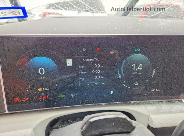 KM8JEDD14TU417503 2026 HYUNDAI TUCSON Silver Instrument cluster view