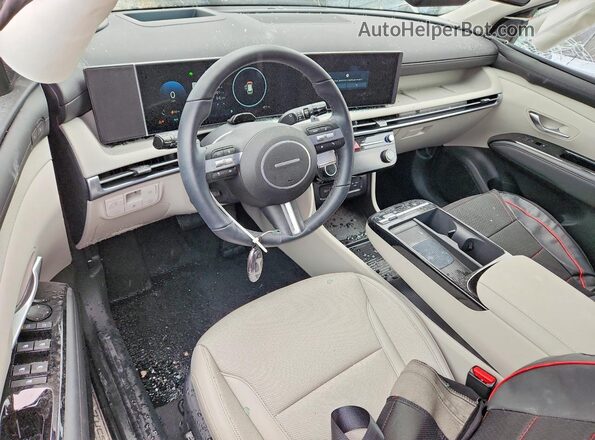 KM8JEDD14TU417503 2026 HYUNDAI TUCSON Silver Dashboard view