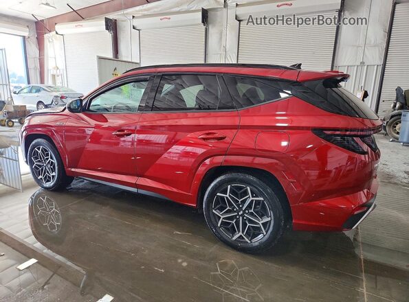 KM8JF3AE2NU123535 2022 HYUNDAI TUCSON Maroon უკანა მარცხენა