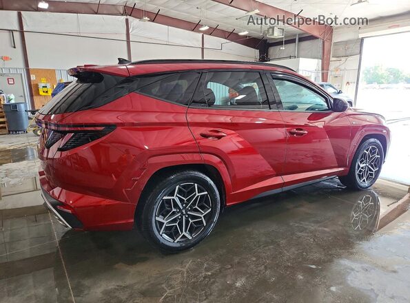 KM8JF3AE2NU123535 2022 HYUNDAI TUCSON Maroon უკანა მარჯვენა