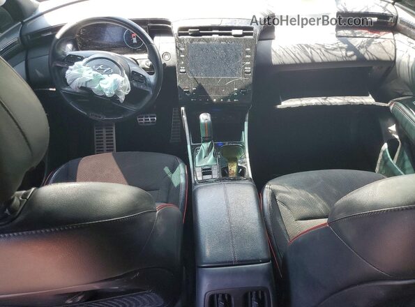 KM8JF3AE5NU169604 2022 HYUNDAI TUCSON Gray Առջևի վահանակի տեսք