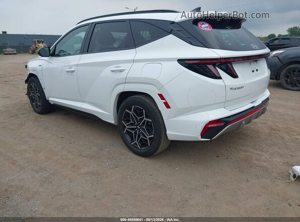 KM8JF3AE9NU138310 2022 HYUNDAI TUCSON White Trasero izquierdo