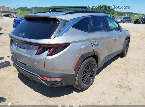 KM8JFCA10NU049478 2022 HYUNDAI TUCSON HYBRID Серый Задняя правая четверть