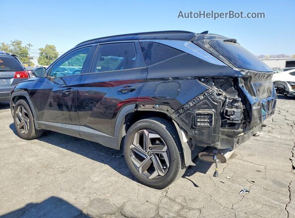 KM8JFCA10NU073893 2022 HYUNDAI TUCSON Black Trasero izquierdo