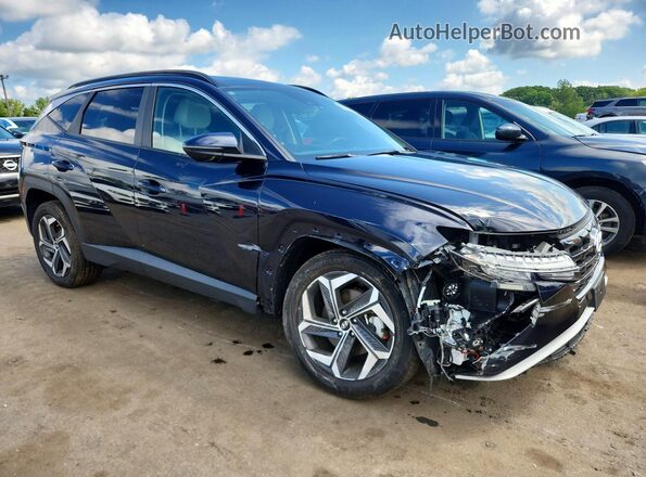 KM8JFCA10PU120519 2023 HYUNDAI TUCSON Blue Delantero derecho