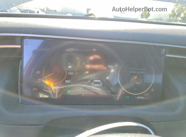 KM8JFCA15NU034376 2022 HYUNDAI TUCSON Gray Вид щитка приладів