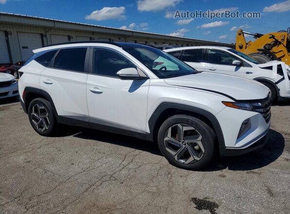 KM8JFCA17NU024531 2022 HYUNDAI TUCSON White Przód prawy