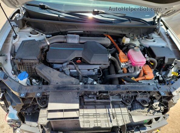 KM8JFCA17NU048635 2022 HYUNDAI TUCSON Серебряный Вид подкапотного пространства