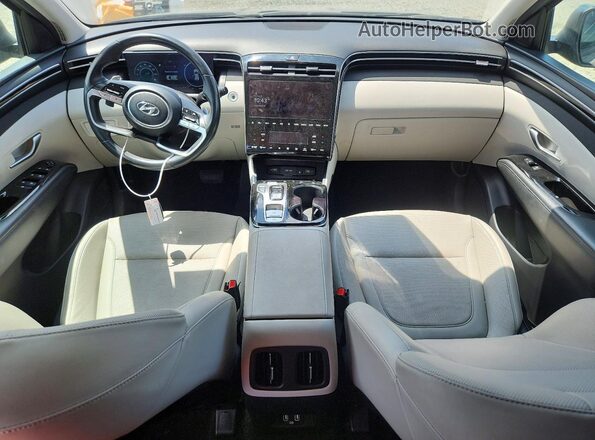 KM8JFCA17PU133493 2023 HYUNDAI TUCSON Green წინა პანელის ხედი