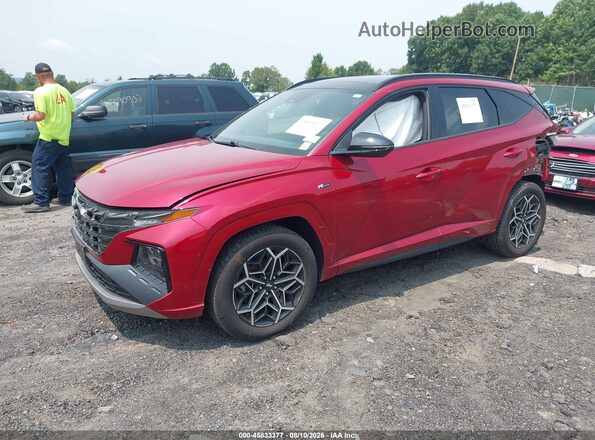 KM8JFCAE2PU176951 2023 HYUNDAI TUCSON Красный Передняя левая четверть