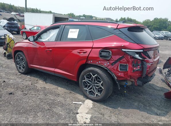 KM8JFCAE2PU176951 2023 HYUNDAI TUCSON Красный Задняя левая четверть