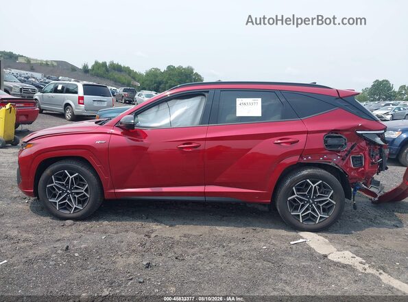 KM8JFCAE2PU176951 2023 HYUNDAI TUCSON Красный Панорамный вид салона 360°