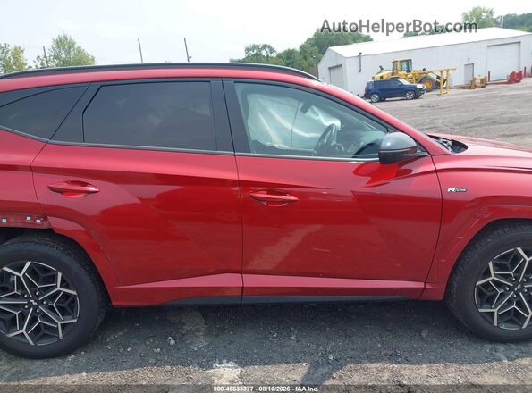 KM8JFCAE2PU176951 2023 HYUNDAI TUCSON Красный Вид задней части салона