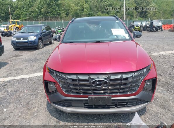 KM8JFCAE2PU176951 2023 HYUNDAI TUCSON Красный Вид щитка приборов
