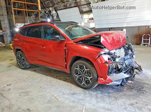 KM8JFCAE2PU204196 2023 HYUNDAI TUCSON Red Передня права чверть