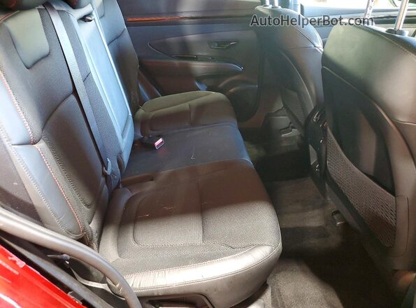 KM8JFCAE2PU204196 2023 HYUNDAI TUCSON Red Вид задньої частини салону