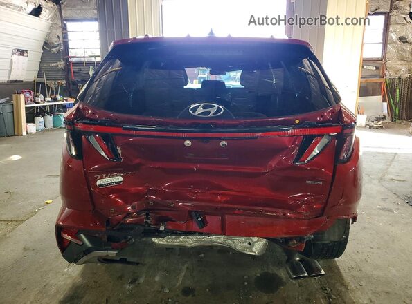 KM8JFCAE2PU204196 2023 HYUNDAI TUCSON Red Вид ззаду