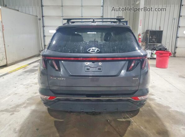 KM8JFCAE3NU136522 2022 HYUNDAI TUCSON Blue Вид ззаду