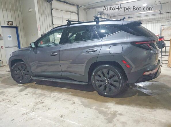 KM8JFCAE3NU136522 2022 HYUNDAI TUCSON Blue Задня ліва чверть