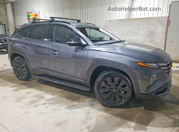 KM8JFCAE3NU136522 2022 HYUNDAI TUCSON Blue Передня права чверть