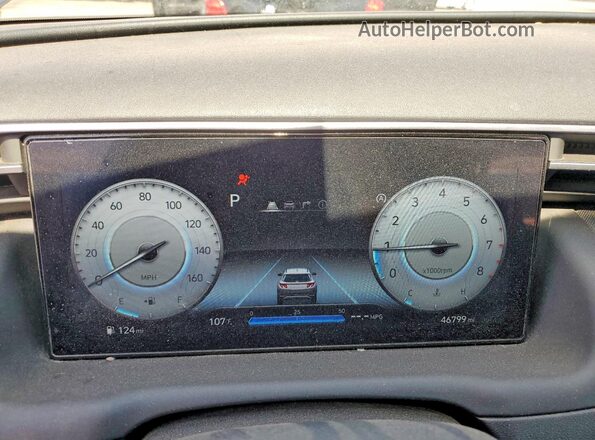 KM8JFCAE6PU203844 2023 HYUNDAI TUCSON Blue Vista del cuadro de instrumentos