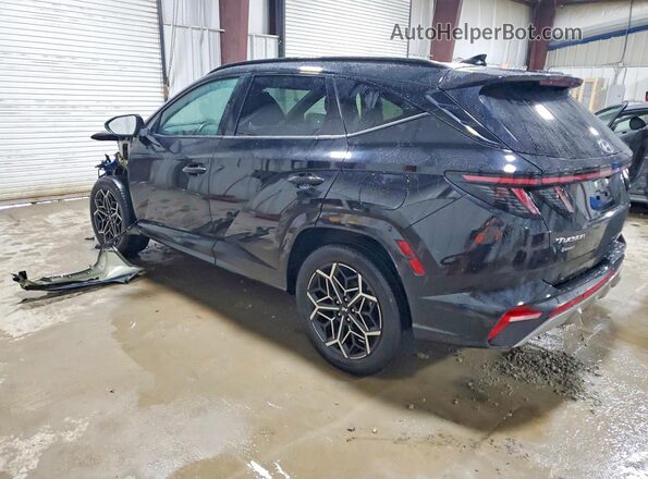 KM8JFCAE7NU124020 2022 HYUNDAI TUCSON Black Հետևի ձախ