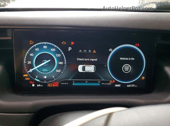 KM8JFCAE7NU124020 2022 HYUNDAI TUCSON Black Սարքավորումների վահանակի տեսք