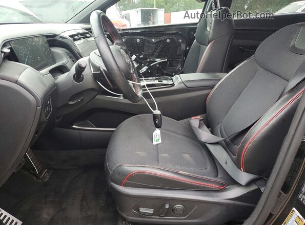 KM8JFCD18RU172687 2024 HYUNDAI TUCSON Black Widok wnętrza 360 stopni