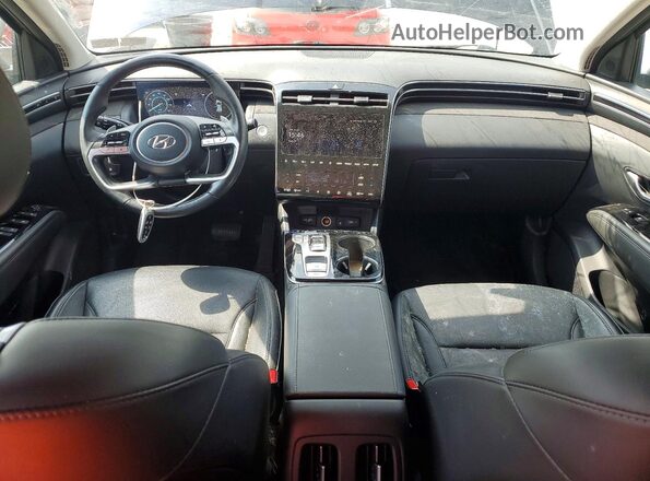 KM8JFDA20PU134905 2023 HYUNDAI TUCSON Blue Widok deski rozdzielczej