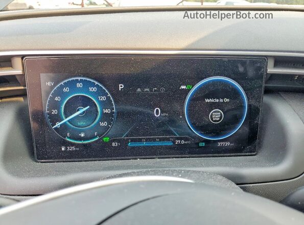 KM8JFDA23NU035928 2022 HYUNDAI TUCSON Black ხელსაწყოთა პანელის ხედი