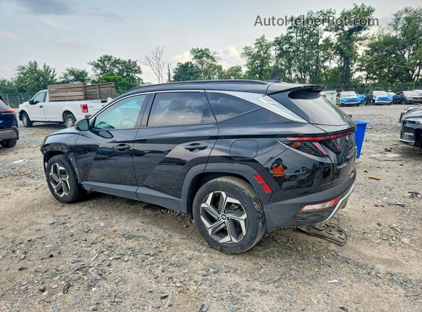 KM8JFDA26PU114867 2023 HYUNDAI TUCSON Black Trasero izquierdo