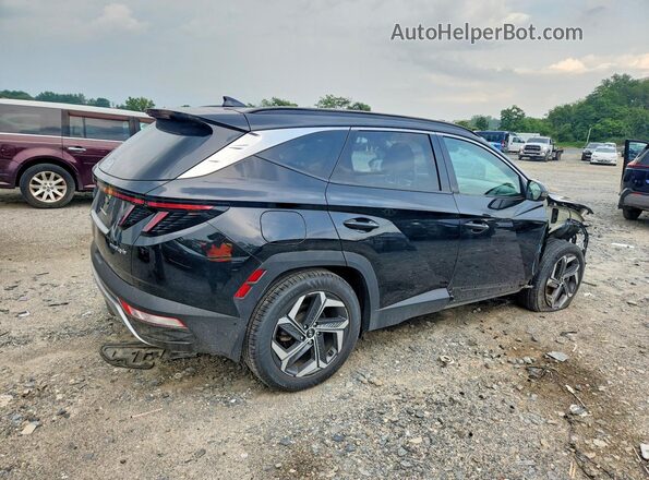 KM8JFDA26PU114867 2023 HYUNDAI TUCSON Black Trasero derecho