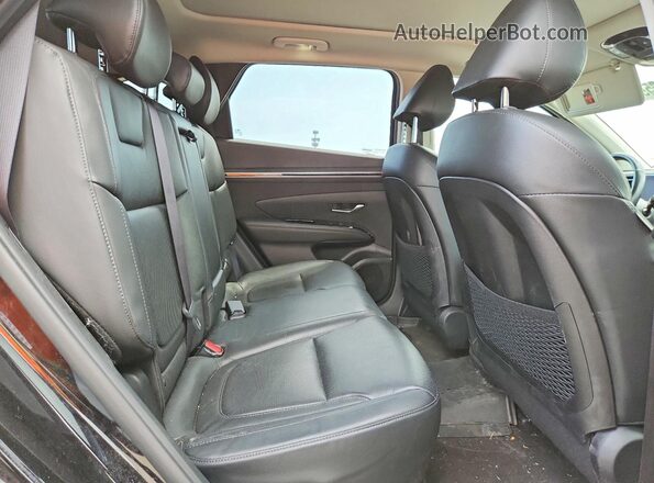 KM8JFDA27PU121150 2023 HYUNDAI TUCSON Black Widok wnętrza z tyłu