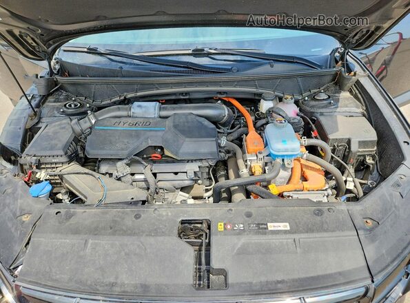KM8JFDA27PU121150 2023 HYUNDAI TUCSON Black Widok komory silnika