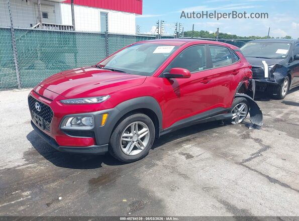 KM8K12AA0KU308432 2019 HYUNDAI KONA Красный Передняя левая четверть