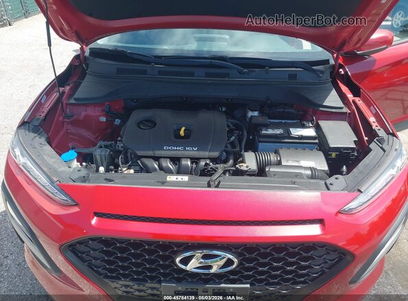 KM8K12AA0KU308432 2019 HYUNDAI KONA Красный Вид сзади