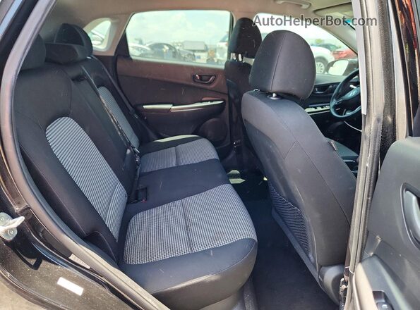 KM8K12AA1MU641497 2021 HYUNDAI KONA Black Rear interior view