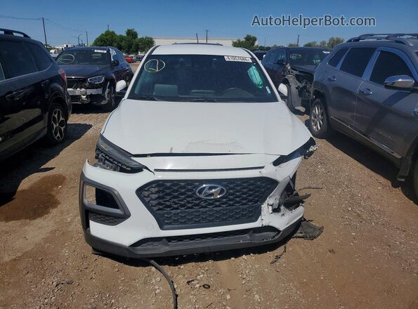KM8K12AA2KU378353 2019 HYUNDAI KONA Белый Вид спереди