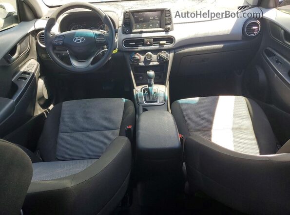 KM8K12AA2LU481905 2020 HYUNDAI KONA White Dashboard view