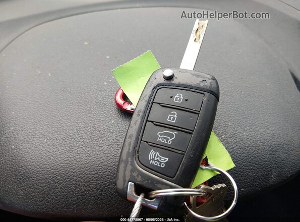 KM8K12AA3KU258349 2019 HYUNDAI KONA Синий Вид панели приборов