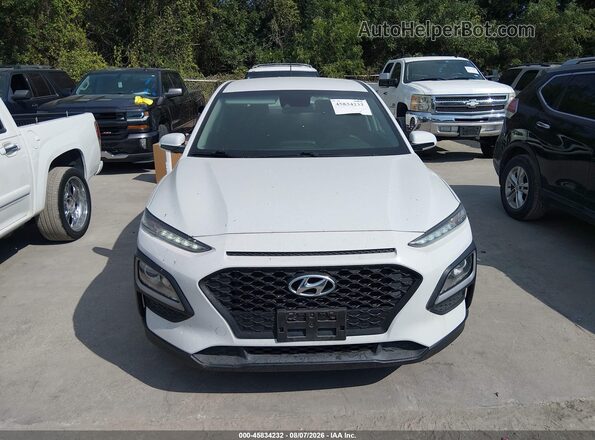KM8K12AA4KU223867 2019 HYUNDAI KONA White Դիմացի տեսք