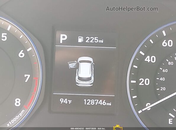 KM8K12AA4KU223867 2019 HYUNDAI KONA White 
