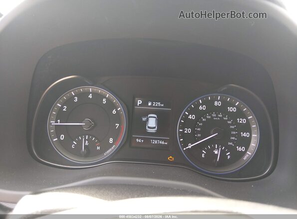 KM8K12AA4KU223867 2019 HYUNDAI KONA White Հետևի նստատեղերի տեսք
