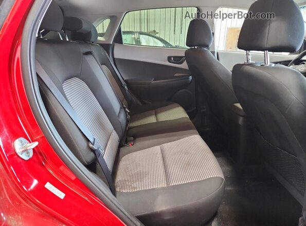 KM8K12AA4LU462188 2020 HYUNDAI KONA Red Widok tylnych siedzeń