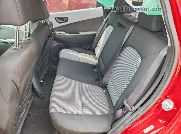 KM8K12AA5MU666807 2021 HYUNDAI KONA Burgundy Rear seats view