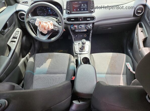 KM8K12AA5MU666807 2021 HYUNDAI KONA Burgundy Dashboard view