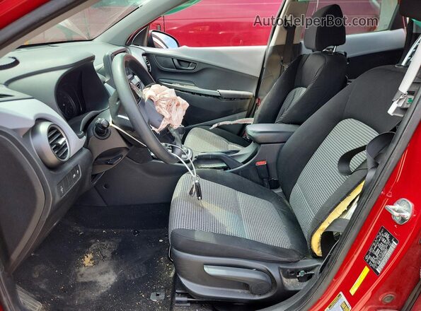 KM8K12AA5MU666807 2021 HYUNDAI KONA Burgundy Front interior view