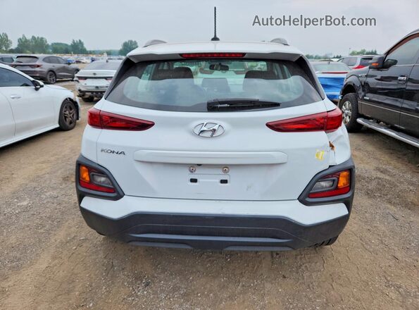 KM8K12AA6JU184486 2018 HYUNDAI KONA White უკანა ხედი