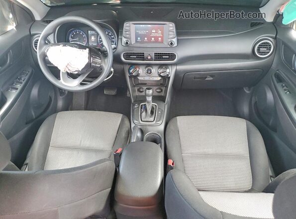 KM8K12AA6MU707123 2021 HYUNDAI KONA Красный Вид панели приборов