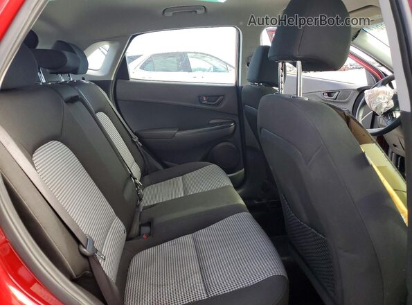 KM8K12AA6MU707123 2021 HYUNDAI KONA Красный Вид задней части салона